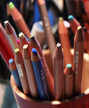 Crayons de couleurs - Nathalie Novi