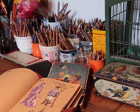 Carnets de dessins - Atelier